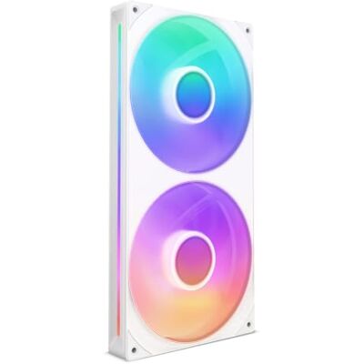 NZXT F280 RGB Core Wentylator RGB single-frame 280mm Biały Zestaw single-frame 280mm z dwoma wentylatorami RGB 140mm na jednym kablu. Prędkość i podświetlenie sterowane przez CAM. NZXT F280 RGB Core Wentylator RGB single-frame 280mm Biały Zestaw single-frame 280mm z dwoma wentylatorami RGB 140mm na jednym kablu. Prędkość i podświetlenie sterowane przez CAM.