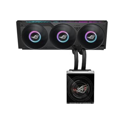 Asus ROG Strix LC IV 360 ARGB LCD chłodzenie wodne CPU, czarne AiO 360 mm, ekran LCD IPS 5,8", 3 wentylatory ARGB, złącze Q, Aura Edge Asus ROG Strix LC IV 360 ARGB LCD chłodzenie wodne CPU, czarne AiO 360 mm, ekran LCD IPS 5,8", 3 wentylatory ARGB, złącze Q, Aura Edge