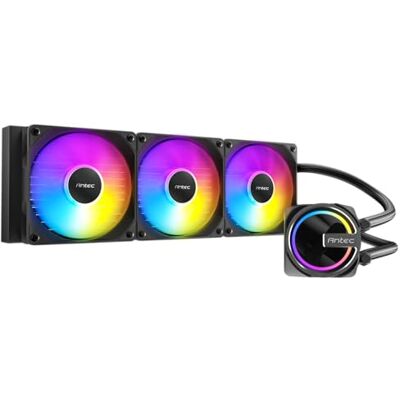 Antec Skeleton 360 ARGB Liquid CPU Cooler, chłodnica 360 mm, 3 x wentylator PWM ARGB 120 mm, łożysko hydrauliczne, podstawa miedziana, Intel LGA 115X/1200/1700/20XX, AMD AM4/AM5, czarny Antec Skeleton 360 ARGB Liquid CPU Cooler, chłodnica 360 mm, 3 x wentylator PWM ARGB 120 mm, łożysko hydrauliczne, podstawa miedziana, Intel LGA 115X/1200/1700/20XX, AMD AM4/AM5, czarny