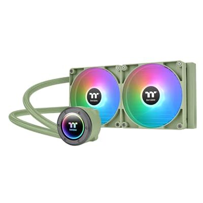 Thermaltake TH280 V2 ARGB Sync CPU Liquid Cooler Matcha Green Edition All-In-One Thermaltake TH280 V2 ARGB Sync CPU Liquid Cooler Matcha Green Edition All-In-One