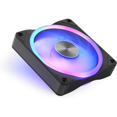 NZXT F120U Ultra RGB Fan Wentylator PWM 120 mm do obudowy PC Wielostrefowe podświetlenie RGB Cicha praca poniżej 37 dB Łożysko FDB Kompatybilny z CAM Czarny NZXT F120U Ultra RGB Fan Wentylator PWM 120 mm do obudowy PC Wielostrefowe podświetlenie RGB Cicha praca poniżej 37 dB Łożysko FDB Kompatybilny z CAM Czarny