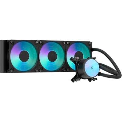 Fractal Design Promień 360 RGB, czarny chłodzenie wodą AIO Wysokowydajna chłodziarka procesora AIO z wentylatorami Dynamic 3, zintegrowanym okablowaniem i łatwą instalacją. Fractal Design Promień 360 RGB, czarny chłodzenie wodą AIO Wysokowydajna chłodziarka procesora AIO z wentylatorami Dynamic 3, zintegrowanym okablowaniem i łatwą instalacją.