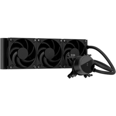 Fractal Design Promień 360, czarny chłodzenie wodą AIO Wysokowydajna chłodziarka procesora AIO z wentylatorami Dynamic 3, zintegrowanym okablowaniem i łatwą instalacją. Fractal Design Promień 360, czarny chłodzenie wodą AIO Wysokowydajna chłodziarka procesora AIO z wentylatorami Dynamic 3, zintegrowanym okablowaniem i łatwą instalacją.