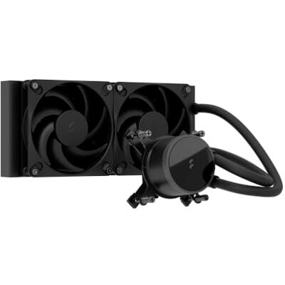 Fractal Design Promień 240, czarny chłodzenie wodą AIO Wysokowydajna chłodziarka procesora AIO z wentylatorami Dynamic 3, zintegrowanym okablowaniem i łatwą instalacją. Fractal Design Promień 240, czarny chłodzenie wodą AIO Wysokowydajna chłodziarka procesora AIO z wentylatorami Dynamic 3, zintegrowanym okablowaniem i łatwą instalacją.