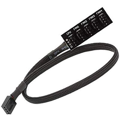 YieJoya 4-biegunowy koncentrator wentylatora PWM, 4-biegunowe przyłącze do wentylatora CPU, koncentrator PC, 4-biegunowy/3-pinowy powlekany koncentrator, kabel adaptera do komputera stacjonarnego 12 V, YieJoya 4-biegunowy koncentrator wentylatora PWM, 4-biegunowe przyłącze do wentylatora CPU, koncentrator PC, 4-biegunowy/3-pinowy powlekany koncentrator, kabel adaptera do komputera stacjonarnego 12 V,