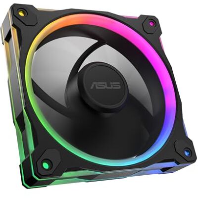 Asus Prime MR120 ARGB (czarny) wentylatory obudowy (120 mm PWM, 20 ARGB LED, prędkość wentylatora 1600 obr/min, przepływ powietrza 58 CFM, rama o grubości 28 mm, Aura SY RGB) Asus Prime MR120 ARGB (czarny) wentylatory obudowy (120 mm PWM, 20 ARGB LED, prędkość wentylatora 1600 obr/min, przepływ powietrza 58 CFM, rama o grubości 28 mm, Aura SY RGB)