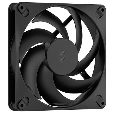 Fractal Design Dynamic 3 14 Black 140 mm PWM Fan – Swept Blade Design – Daisy-Chainable Cable – Rifle Bearing Fractal Design Dynamic 3 14 Black 140 mm PWM Fan – Swept Blade Design – Daisy-Chainable Cable – Rifle Bearing