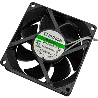 SUNON Wentylator 230V AC 4,6W 80x80x25mm 67,9m³/h 3200U/min 67,9m³/h MA2082HVL SUNON Wentylator 230V AC 4,6W 80x80x25mm 67,9m³/h 3200U/min 67,9m³/h MA2082HVL