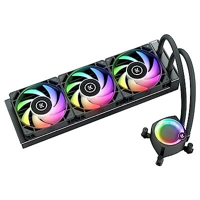 EK Water Blocks Nucleus AIO CR360 Lux D-RGB wszystko w jednym chłodziarce cieczy 12 cm Czarny 1 szt EK Water Blocks Nucleus AIO CR360 Lux D-RGB wszystko w jednym chłodziarce cieczy 12 cm Czarny 1 szt