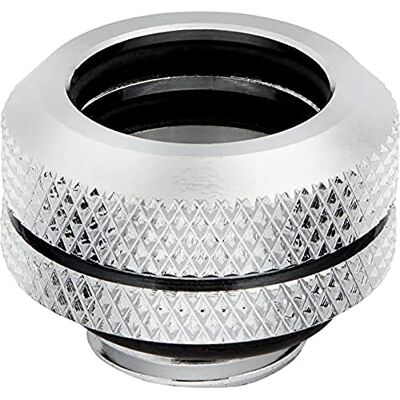 Corsair Hydro X Series XF Hardline 14 mm Złączki zewnętrzne, cztery sztuki (gwinty portu BSPP 1/4", trwałość z litego mosiądzu, kompatybilna z dodatkowymi adapterami Hydro X), Chrom Corsair Hydro X Series XF Hardline 14 mm Złączki zewnętrzne, cztery sztuki (gwinty portu BSPP 1/4", trwałość z litego mosiądzu, kompatybilna z dodatkowymi adapterami Hydro X), Chrom