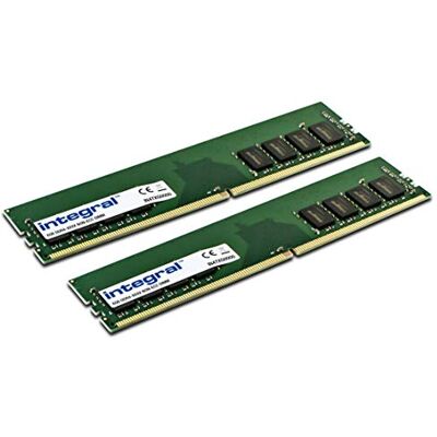 Integral 32 GB (2X16 GB) DDR4-2400 DIMM CL15 zestaw modułów pamięci do komputera i MAC Integral 32 GB (2X16 GB) DDR4-2400 DIMM CL15 zestaw modułów pamięci do komputera i MAC