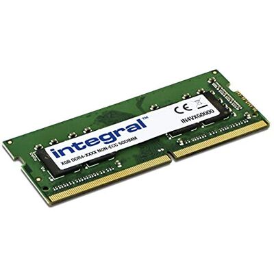 Integral 8 GB DDR4 RAM 3200 MHz PC4-25600 SODIMM zestaw modułów pamięci do laptopa/notebooka/MacBooka Integral 8 GB DDR4 RAM 3200 MHz PC4-25600 SODIMM zestaw modułów pamięci do laptopa/notebooka/MacBooka