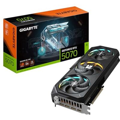 Gigabyte Karta graficzna GeForce RTX 5070 Gaming OC 12G, 12 GB 256-bitowy GDDR7, PCIe 5.0, system chłodzenia WINDFORCE, karta graficzna GV-N5070GAMING OC-12GD Gigabyte Karta graficzna GeForce RTX 5070 Gaming OC 12G, 12 GB 256-bitowy GDDR7, PCIe 5.0, system chłodzenia WINDFORCE, karta graficzna GV-N5070GAMING OC-12GD