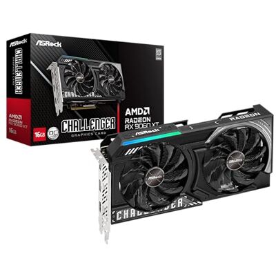 ASRock RX9060XT CL 16GO 16GB DDR6 HDMI/2xDP (90-GA5QZZ-00UANF) ASRock RX9060XT CL 16GO 16GB DDR6 HDMI/2xDP (90-GA5QZZ-00UANF)