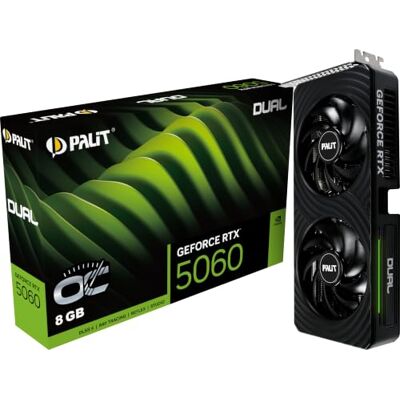 Palit RTX5060 Dual OC 8GB GDDR7 NE75060S19P1-GB2063D Retail Palit RTX5060 Dual OC 8GB GDDR7 NE75060S19P1-GB2063D Retail