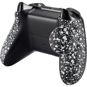 eXtremeRate Teksturowana Biały Panele Tylne, Wygodne Antypoślizgowe Szyny Boczne, Uchwyty do Rozpryskiwania 3D, Części Wymiana do Ulepszania Gier dla Xbox One X S Controller eXtremeRate Teksturowana Biały Panele Tylne, Wygodne Antypoślizgowe Szyny Boczne, Uchwyty do Rozpryskiwania 3D, Części Wymiana do Ulepszania Gier dla Xbox One X S Controller
