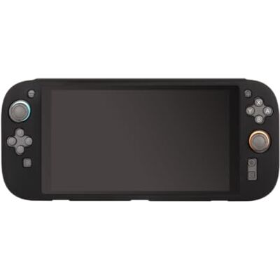 Konix Schutzhülle für Nintendo Switch 2 Konsole Silikon Rutschfest Stoßfest Kratzfest Staubabweisend Czarny Konix Schutzhülle für Nintendo Switch 2 Konsole Silikon Rutschfest Stoßfest Kratzfest Staubabweisend Czarny