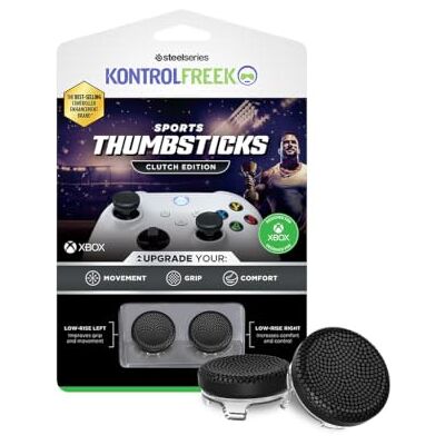 KontrolFreek Sprzęgło gumowe do kontrolera Xbox 2 x analogowe podwyżki do konsoli Xbox Series X S i Xbox One sterowanie do gier sportowych KontrolFreek Sprzęgło gumowe do kontrolera Xbox 2 x analogowe podwyżki do konsoli Xbox Series X S i Xbox One sterowanie do gier sportowych