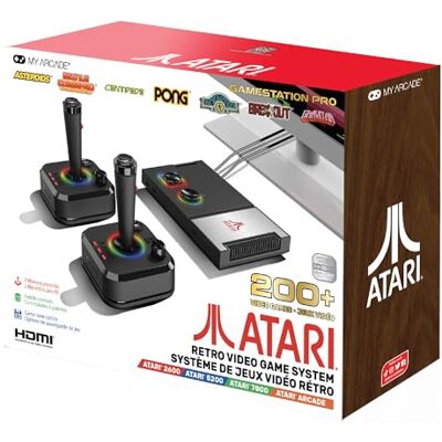MY ARCADE DGUNL-7012 Atari GameStation Pro Plug N Play Video Game System 200 Games MY ARCADE DGUNL-7012 Atari GameStation Pro Plug N Play Video Game System 200 Games