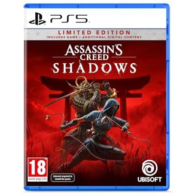 Ubisoft Assassin's Creed Shadows edycja limitowana (dostępna wyłącznie w Amazon.uk) (PS5) Ubisoft Assassin's Creed Shadows edycja limitowana (dostępna wyłącznie w Amazon.uk) (PS5)