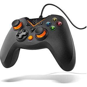 KROM Gamepad KEY -NXKEY- Gamepad z kablem, X-input i Direct input, joystick i analogowe triggery, funkcja turbo, kompatybilny z PC, Play station 3 i androidem 4,2, kolor czarny KROM Gamepad KEY -NXKEY- Gamepad z kablem, X-input i Direct input, joystick i analogowe triggery, funkcja turbo, kompatybilny z PC, Play station 3 i androidem 4,2, kolor czarny