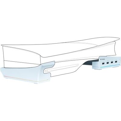 Nacon Stacja dokująca do ładowania i przesyłania danych Playstation 5 Slim, kompatybilna z konsolami cyfrowymi i dyskowymi Nacon Stacja dokująca do ładowania i przesyłania danych Playstation 5 Slim, kompatybilna z konsolami cyfrowymi i dyskowymi