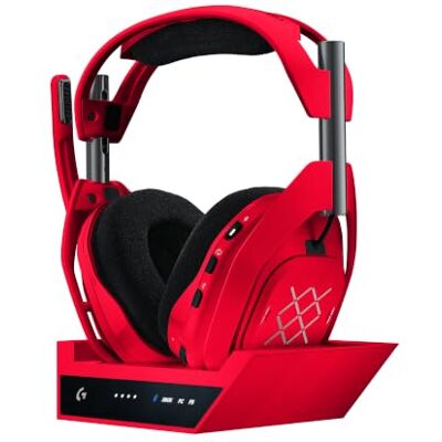 Logitech Astro A50 X + stacja bazowa Bezprzewodowy zestaw słuchawkowy Do gier przełącznik wideo i audio PLAYSYNC, HDMI 2.1 4K 120 Hz, bateria 24 h, 2,4 GHz i Bluetooth, do PC, PS5, Xbox- Czerwony Logitech Astro A50 X + stacja bazowa Bezprzewodowy zestaw słuchawkowy Do gier przełącznik wideo i audio PLAYSYNC, HDMI 2.1 4K 120 Hz, bateria 24 h, 2,4 GHz i Bluetooth, do PC, PS5, Xbox- Czerwony