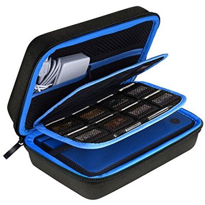 Nintendo AUSTOR Twarda torba do przenoszenia do nowego 3DS XL czarna/niebieska, niebieski Nintendo AUSTOR Twarda torba do przenoszenia do nowego 3DS XL czarna/niebieska, niebieski