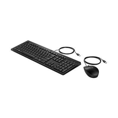 HP 225 zestaw klawiatury i myszy 100% pełny rozmiar USB QWERTZ niemiecki czarny HP 225 zestaw klawiatury i myszy 100% pełny rozmiar USB QWERTZ niemiecki czarny