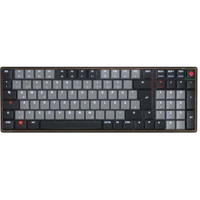 CHERRY KW 550 MX LP, Niskoprofilowa Klawiatura Mechaniczna W Formacie 96%, Układ Niemiecki (QWERTZ), Funkcja Multi-Device, Przełączniki MX LP 2.0 IVORY, Czarny CHERRY KW 550 MX LP, Niskoprofilowa Klawiatura Mechaniczna W Formacie 96%, Układ Niemiecki (QWERTZ), Funkcja Multi-Device, Przełączniki MX LP 2.0 IVORY, Czarny