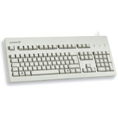 CHERRY G80-3000, układ międzynarodowy, klawiatura QWERTY, klawiatura przewodowa, klawiatura mechaniczna, PRZEŁĄCZNIKI MX BLUE, jasnoszary CHERRY G80-3000, układ międzynarodowy, klawiatura QWERTY, klawiatura przewodowa, klawiatura mechaniczna, PRZEŁĄCZNIKI MX BLUE, jasnoszary