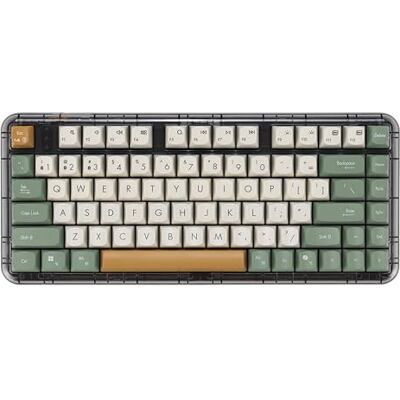Asus Jelly75 KD201 Keyboard bezprzewodowa mechaniczna 2,4 GHz Bluetooth i USB Hub 4 mm regulowane podświetlenie tła łączy do 5 urządzeń jednocześnie Orange Meadow Asus Jelly75 KD201 Keyboard bezprzewodowa mechaniczna 2,4 GHz Bluetooth i USB Hub 4 mm regulowane podświetlenie tła łączy do 5 urządzeń jednocześnie Orange Meadow
