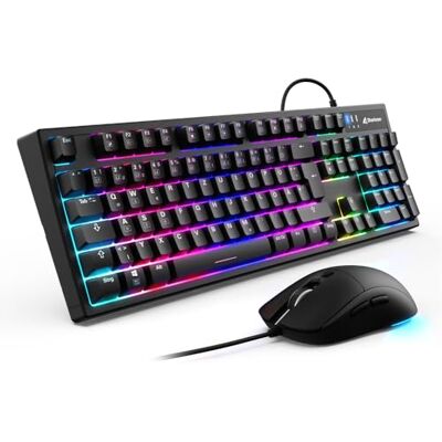 Sharkoon Skiller SGB15 Combo, RGB Gaming Keyboard & Gaming Mouse Sharkoon Skiller SGB15 Combo, RGB Gaming Keyboard & Gaming Mouse
