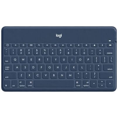 Logitech Keys-To-Go Niebieski Bluetooth Francuski Logitech Keys-To-Go Niebieski Bluetooth Francuski