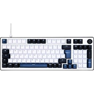 THE G-LAB KEYZ Elite 400 HE BW Hall Effect 96% QWERTY klawiatura magnetyczna z Ñ, 8000 Hz Rapid Trigger, regulowana aktywacja Klawiatura do gier Hot Swap, RGB i makra Windows/Mac THE G-LAB KEYZ Elite 400 HE BW Hall Effect 96% QWERTY klawiatura magnetyczna z Ñ, 8000 Hz Rapid Trigger, regulowana aktywacja Klawiatura do gier Hot Swap, RGB i makra Windows/Mac