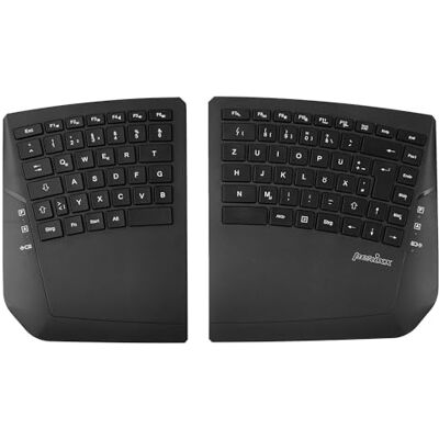 Perixx PERIBOARD-624B bezprzewodowa ergonomiczna klawiatura, dzielona konstrukcja, TKL, regulowane nachylenie QWERTZ Perixx PERIBOARD-624B bezprzewodowa ergonomiczna klawiatura, dzielona konstrukcja, TKL, regulowane nachylenie QWERTZ
