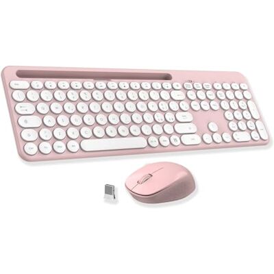 LeadsaiL Bezprzewodowa klawiatura i mysz, zestaw myszy i klawiatury z uchwytem na telefon i tablet, mysz bezprzewodowa USB, cicha, 1600 dpi, włoski układ QWERTY do komputera, komputera, laptopa, LeadsaiL Bezprzewodowa klawiatura i mysz, zestaw myszy i klawiatury z uchwytem na telefon i tablet, mysz bezprzewodowa USB, cicha, 1600 dpi, włoski układ QWERTY do komputera, komputera, laptopa,
