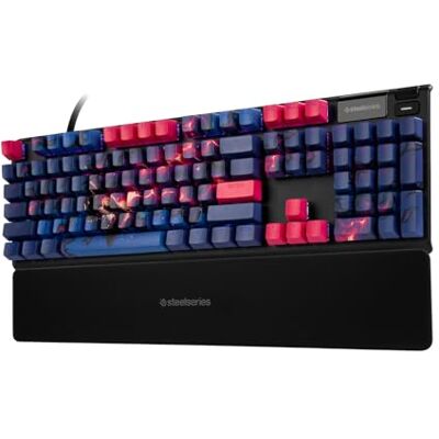 SteelSeries nakładki na klawisze -Limitowana edycja współpracy z artystami -Titik Roma-Podwójnie formowane nakładki Pudding-Wytrzymałe tworzywo termoplastyczne PBT -Działa z klawiaturami mechanicznymi SteelSeries nakładki na klawisze -Limitowana edycja współpracy z artystami -Titik Roma-Podwójnie formowane nakładki Pudding-Wytrzymałe tworzywo termoplastyczne PBT -Działa z klawiaturami mechanicznymi