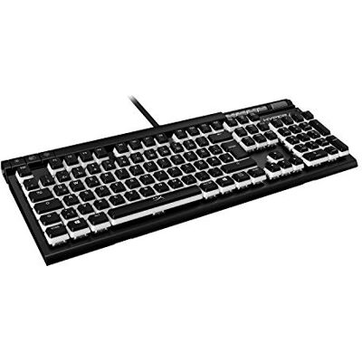 HyperX Pudding Keycaps, dwuwarstwowa konstrukcja, oświetlenie RGB, niemiecki układ QWERTZ, kompatybilne z i mechanicznymi klawiaturami do gier, w zestawie ściągacz klawiszy, czarno-białe HyperX Pudding Keycaps, dwuwarstwowa konstrukcja, oświetlenie RGB, niemiecki układ QWERTZ, kompatybilne z i mechanicznymi klawiaturami do gier, w zestawie ściągacz klawiszy, czarno-białe