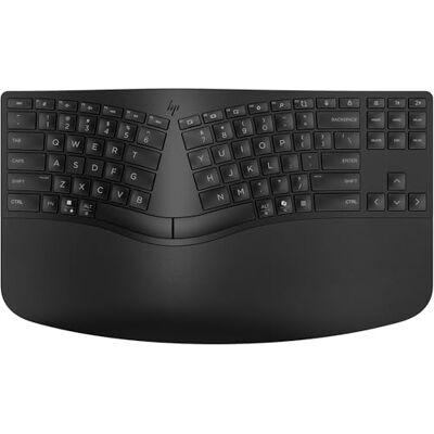 HP 960 bezprzewodowa ergonomiczna klawiatura, szybkie połączenie Swift Pair i Unifying Dongle, 20 programowalnych klawiszy, standard Intel Evo, wiele urządzeń, przycisk Copilot, czas pracy do 24 HP 960 bezprzewodowa ergonomiczna klawiatura, szybkie połączenie Swift Pair i Unifying Dongle, 20 programowalnych klawiszy, standard Intel Evo, wiele urządzeń, przycisk Copilot, czas pracy do 24