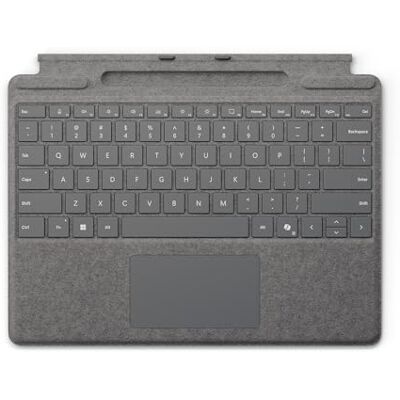 Microsoft Klawiatura Surface Pro z miejscem na pióro platynowa QWERTY kompatybilna z komputerami Surface Pro Copilot+ PC (11. edycja), Surface Pro 9 i Surface Pro 8 Microsoft Klawiatura Surface Pro z miejscem na pióro platynowa QWERTY kompatybilna z komputerami Surface Pro Copilot+ PC (11. edycja), Surface Pro 9 i Surface Pro 8