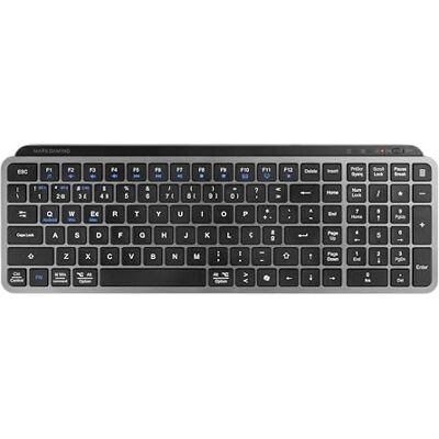 Mars Gaming MK-SILENKEYS, Bezprzewodowa Kompaktowa Klawiatura Pełnowymiarowa, Niski Profil, Ciche Przełączniki Nożycowe, Copilot AI, Bluetooth 5.1 Dual + 2.4GPRO, 200h, PC/Mac, Portugalski, Czarny Mars Gaming MK-SILENKEYS, Bezprzewodowa Kompaktowa Klawiatura Pełnowymiarowa, Niski Profil, Ciche Przełączniki Nożycowe, Copilot AI, Bluetooth 5.1 Dual + 2.4GPRO, 200h, PC/Mac, Portugalski, Czarny