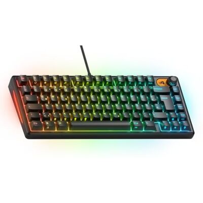 GLORIOUS Klawiatura mechaniczna GMBK 75 Percent DE układ ISO, wymienne nakładki na klawisze MX, zdejmowane USB, odporność na wodę i kurz IP57, 10-strefowe światła RGB, 321 x 137 x 41 mm GLORIOUS Klawiatura mechaniczna GMBK 75 Percent DE układ ISO, wymienne nakładki na klawisze MX, zdejmowane USB, odporność na wodę i kurz IP57, 10-strefowe światła RGB, 321 x 137 x 41 mm