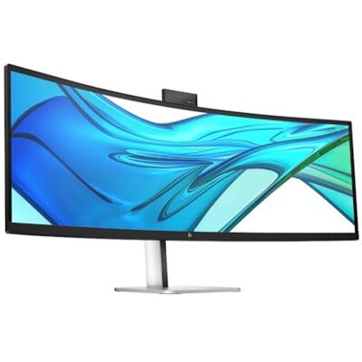 HP 549pm Series 5 Pro monitor LED, zakrzywiony, 124,5 cm (49"), 5120 x 1440 Dual Quad HD @ 165 Hz, VA, 400 cd/m², 4000:1-5 ms, HDMI, DisplayPort, USB-C, czarny, srebrny (stojak) HP 549pm Series 5 Pro monitor LED, zakrzywiony, 124,5 cm (49"), 5120 x 1440 Dual Quad HD @ 165 Hz, VA, 400 cd/m², 4000:1-5 ms, HDMI, DisplayPort, USB-C, czarny, srebrny (stojak)