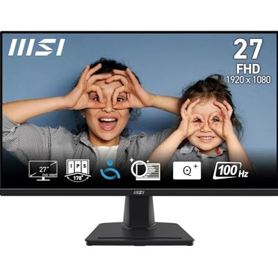 MSI PRO MP275 27-calowy monitor biurowy Full HD, panel IPS 1920 x 1080, 100 Hz, przyjazny dla oczu, wbudowane głośniki, regulacja nachylenia, HDMI 1.4b, D-Sub (VGA) MSI PRO MP275 27-calowy monitor biurowy Full HD, panel IPS 1920 x 1080, 100 Hz, przyjazny dla oczu, wbudowane głośniki, regulacja nachylenia, HDMI 1.4b, D-Sub (VGA)