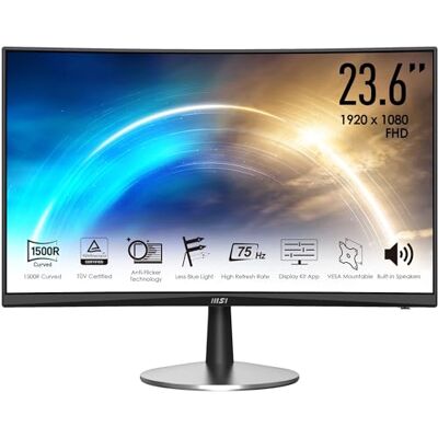 MSI COMPUTER MONITORS 23,6 cala VA 1920X1080 16:9 PRO MP242C MSI COMPUTER MONITORS 23,6 cala VA 1920X1080 16:9 PRO MP242C