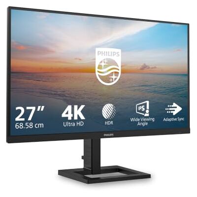 Philips 27E1N1880AE Monitor 68.6 cm UHD 60Hz, panel IPS, 4ms GtG, synchronizacja adaptacyjna, HDR10, regulacja wysokości, głośniki, (3840 x 2160 HDMI 2 x 2.0 DP 1 x 1,4), czarny Philips 27E1N1880AE Monitor 68.6 cm UHD 60Hz, panel IPS, 4ms GtG, synchronizacja adaptacyjna, HDR10, regulacja wysokości, głośniki, (3840 x 2160 HDMI 2 x 2.0 DP 1 x 1,4), czarny