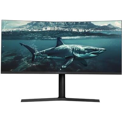 SharkGaming Gaming Monitor 34" UWQHD 180Hz Curved SharkGaming Gaming Monitor 34" UWQHD 180Hz Curved