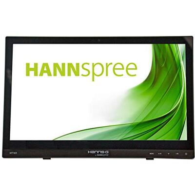 Hannspree HT161HNB 39,6 cm (15,6"") Multitouch-Monitor WXGA 220cd VGA HDMI głośnik USB VESA pochylany, czarny, "15,6"" wxga Hannspree HT161HNB 39,6 cm (15,6"") Multitouch-Monitor WXGA 220cd VGA HDMI głośnik USB VESA pochylany, czarny, "15,6"" wxga
