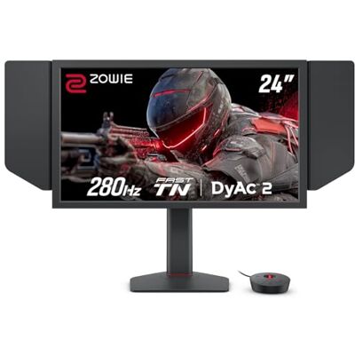 BenQ ZOWIE XL2546X+ e-Sports Monitor do gier 61.2 cm 280Hz Fast TN DyAc 2 1080p Ustawienie XL do udostępniania przełącznik S osłona regulowana wysokość BenQ ZOWIE XL2546X+ e-Sports Monitor do gier 61.2 cm 280Hz Fast TN DyAc 2 1080p Ustawienie XL do udostępniania przełącznik S osłona regulowana wysokość